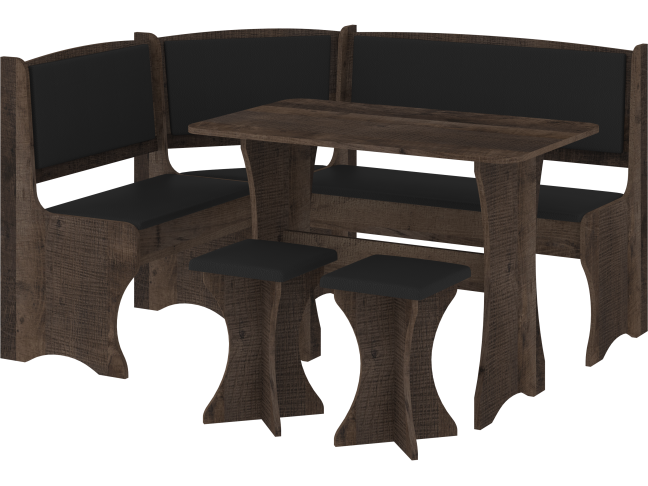 Valgomojo kampinis komplektas su taburetėmis 7 Valgomojo kampinis komplektas su taburetėmis 7