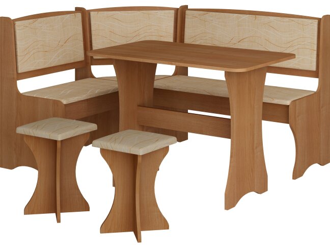 Valgomojo kampinis komplektas su taburetėmis 10 Valgomojo kampinis komplektas su taburetėmis 10