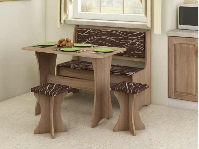 Valgomojo tiesus komplektas su taburetėmis 6 Valgomojo tiesus komplektas su taburetėmis 6