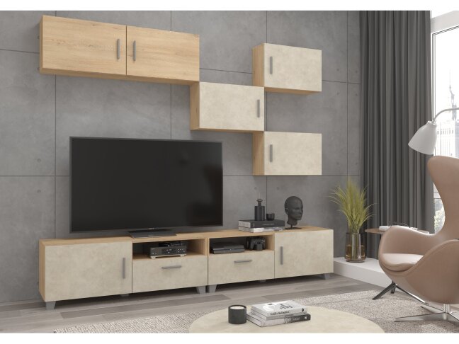 TV staliukas su lentynomis KUGA 6