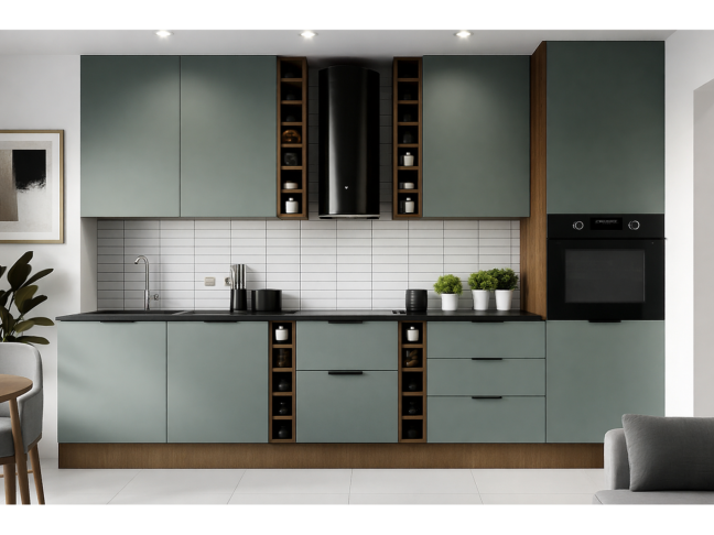 Virtuvės komplektas SORENTO GREEN 330 10 Virtuvės komplektas SORENTO GREEN 330 10