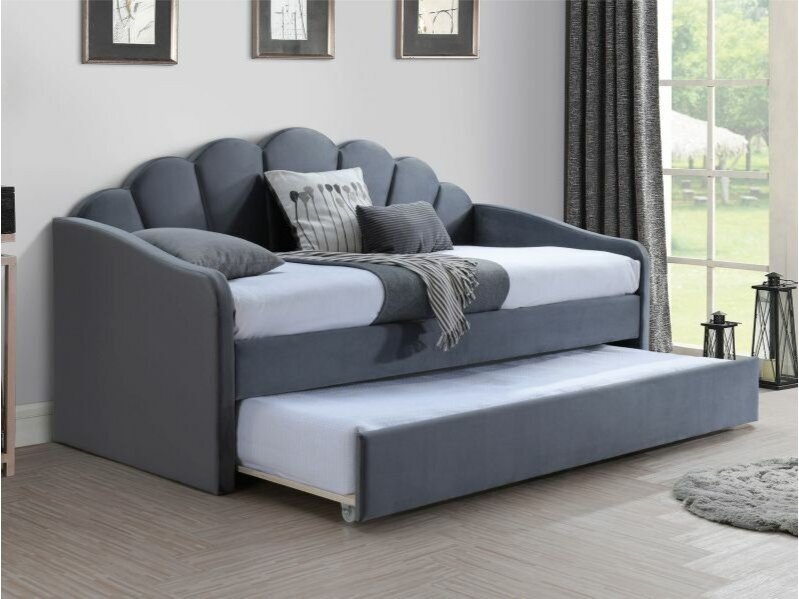 Dvigulė lova BELLA VELVET 2x90 1