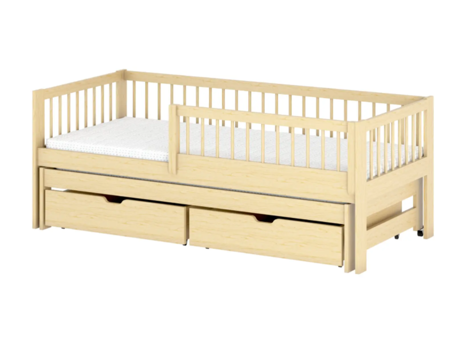 Dvigulė vaikiška lova su stalčiais SOFTI 80x180 10