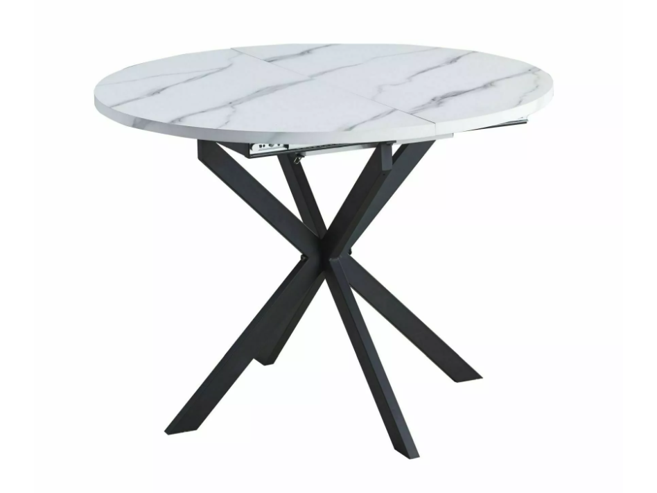 Išskleidžiamas apvalus stalas GASTON 8 Išskleidžiamas apvalus stalas GASTON 8