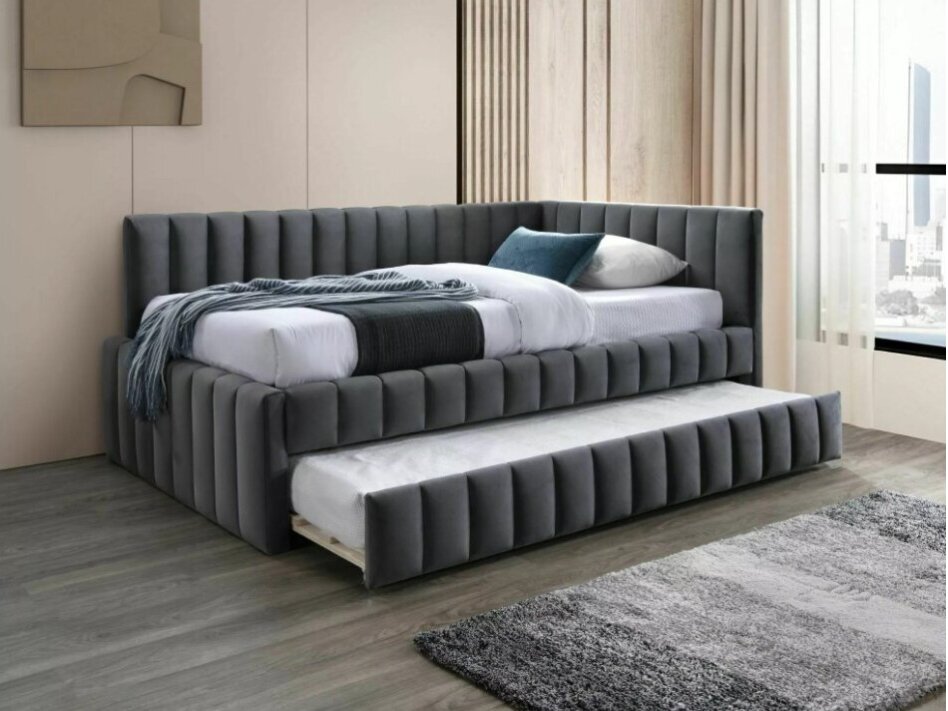 Dvigulė lova ALFIE 120 VELVET 3 Dvigulė lova ALFIE 120 VELVET 3