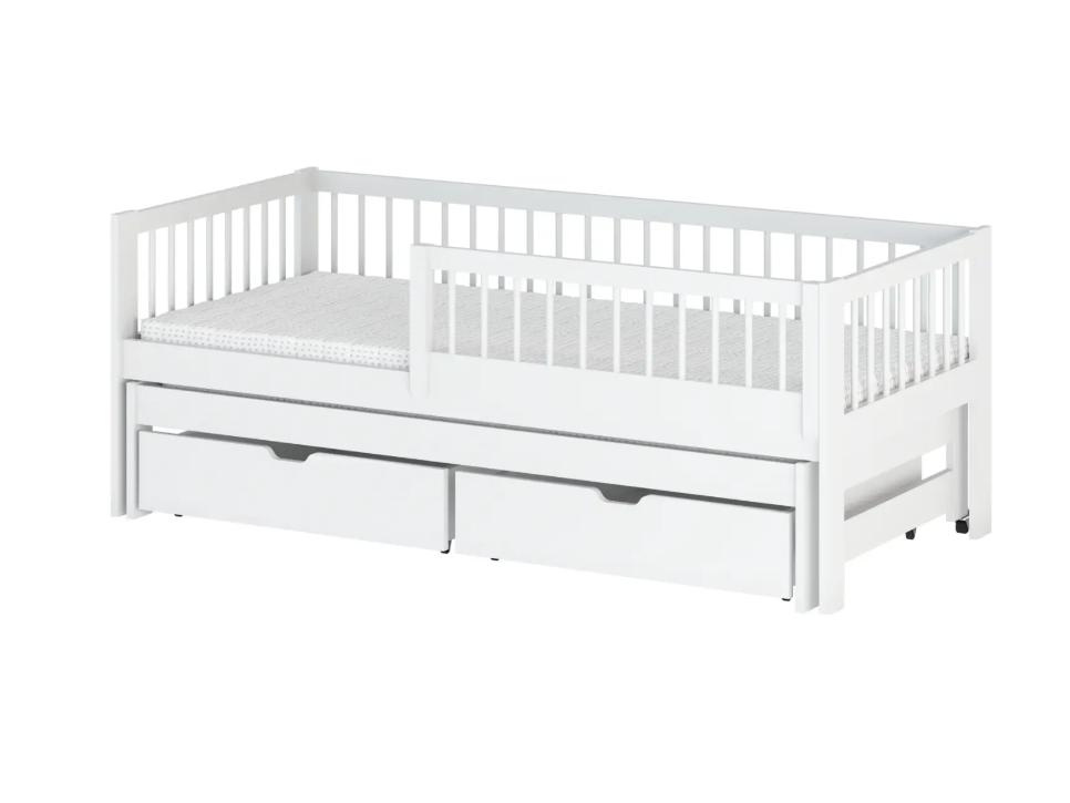 Dvigulė vaikiška lova su stalčiais SOFTI 80x180 7