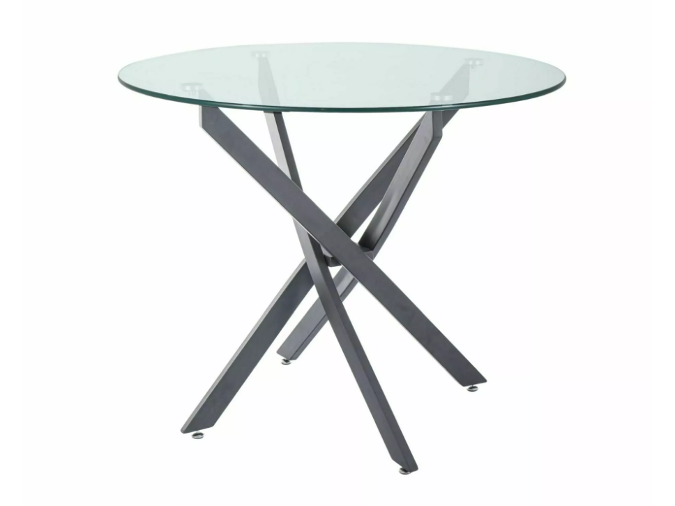 Apvalus stiklinis stalas AGIS 10 Apvalus stiklinis stalas AGIS 10