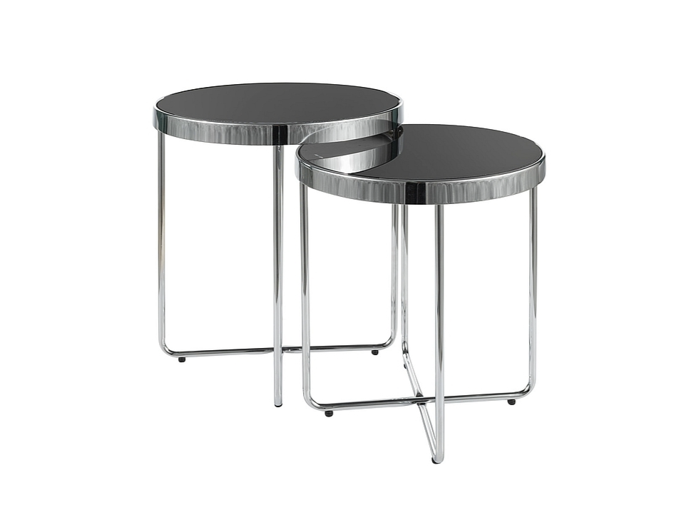 Stiklinis kavos staliukų rinkinys SAGA 2
