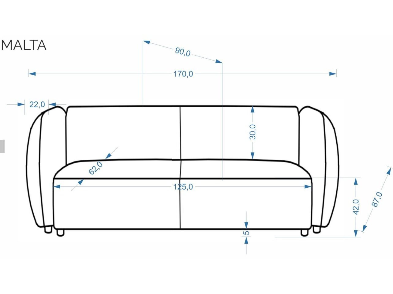 Sofa MALTA 2