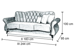 DVIVIETĖ SOFA PANAMA II