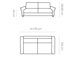 Sofa CANTO S120