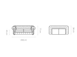 Sofa CHESTERFIELD S3