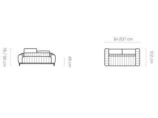 Sofa GANDI S140