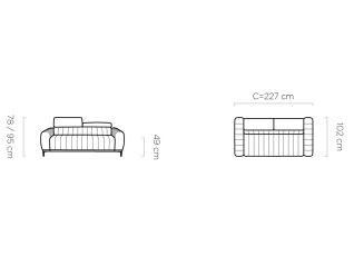 Sofa GANDI S160
