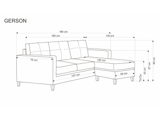 Sofa su pakoju GERSON
