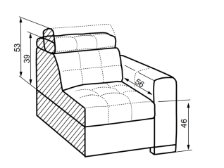 Sofa IRYS 2/2B