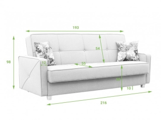 Sofa lova GOLD 40