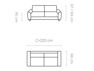 Sofa MONZA S160