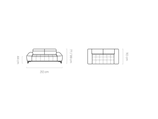 Sofa PALLADIO S3E