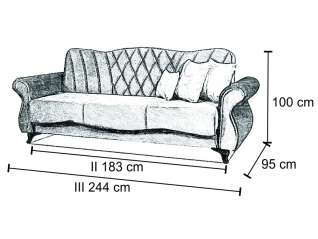DVIVIETĖ SOFA PANAMA II