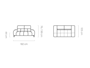 Sofa PLAZA S2E