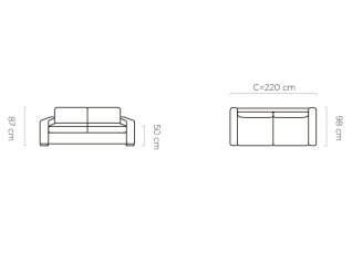 Sofa VANILLA S160