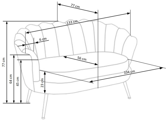 Sofa AMORINITO XL 8