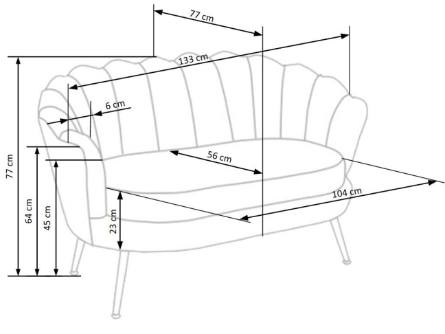 Sofa AMORINITO XL 9