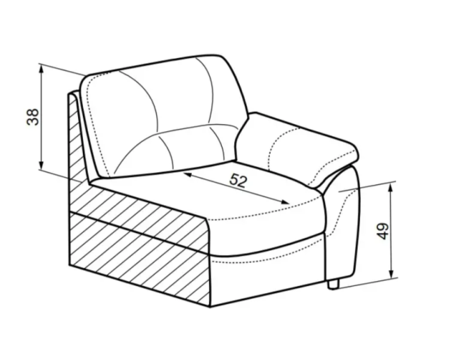 Sofa BALTICA 3/2B 2