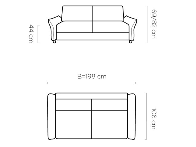 Sofa CANTO S140 7