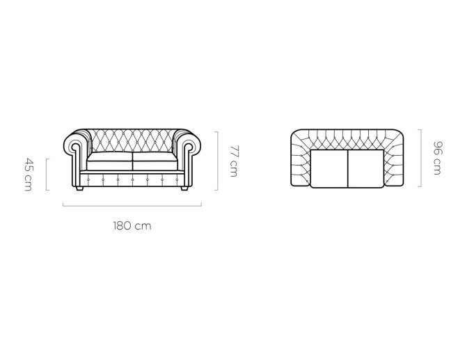 Sofa CHESTERFIELD S2 5