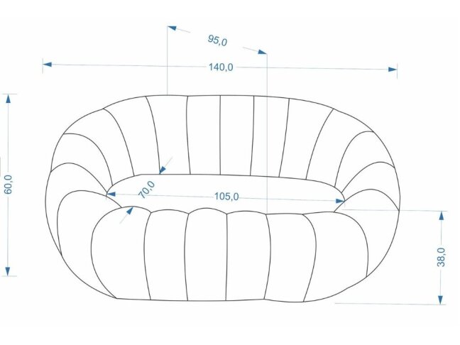 Sofa GASPAR_XL 1 Sofa GASPAR_XL 1