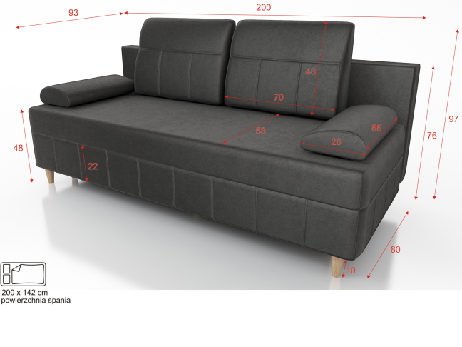 Sofa GOLD 1 4