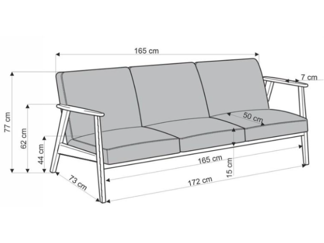 Sofa MILANO 3S 12
