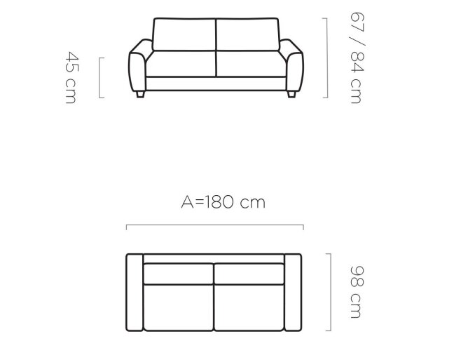 Sofa MONZA S120 7