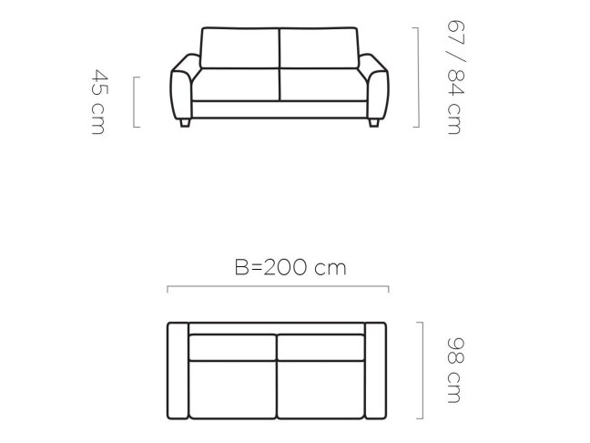 Sofa MONZA S140 7