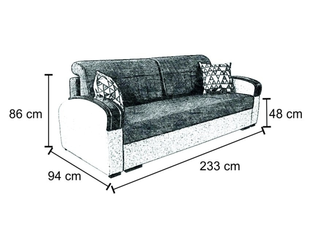 SOFA LOVA TATIANA 3 SOFA LOVA TATIANA 3