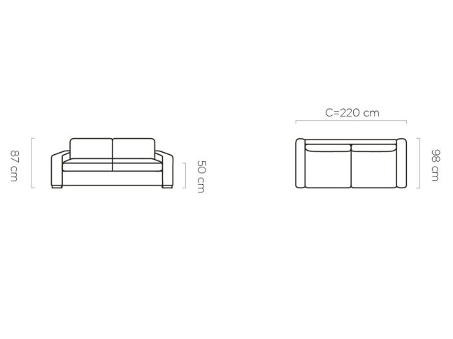Sofa VANILLA S160 6