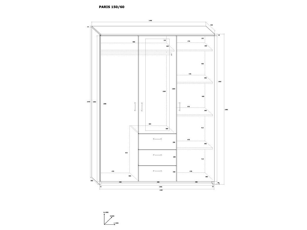 Spinta PARIS 150/60 2