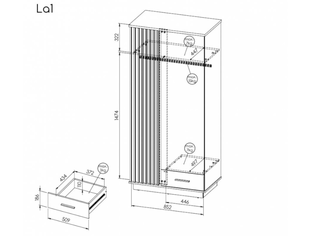 Spinta LAMELO LA1 1 Spinta LAMELO LA1 1