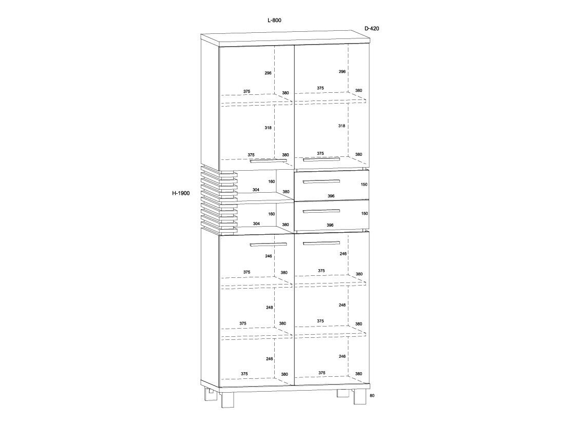 Spintelė LAM-09 6 Spintelė LAM-09 6