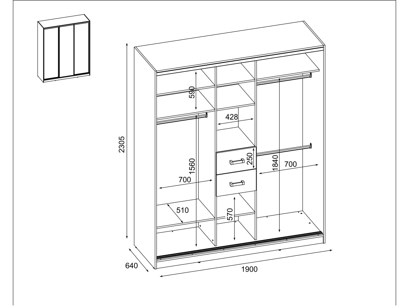 Spinta MBL 3D/190 S 3