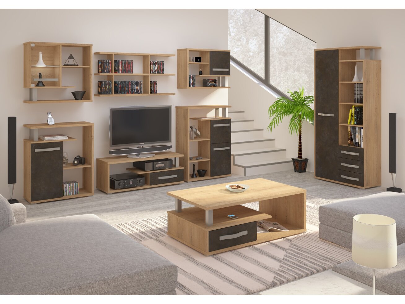 Spinta su lentynomis ANG-01 4