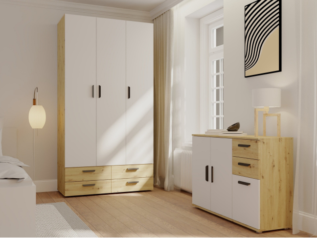 Spinta BASIC TWO 3D su komoda 4S 3