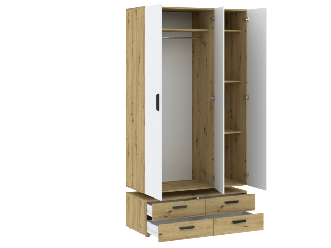 Spinta BASIC TWO 3D su komoda 4S 2