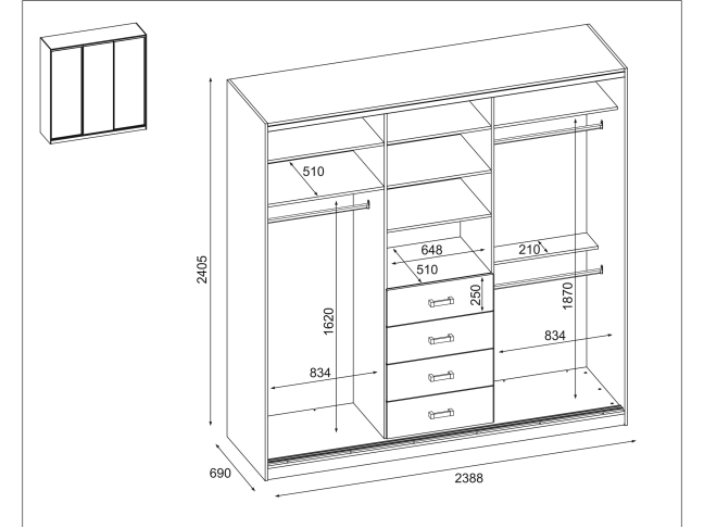 Spinta MBL 3D/240 LAMELE 6 Spinta MBL 3D/240 LAMELE 6