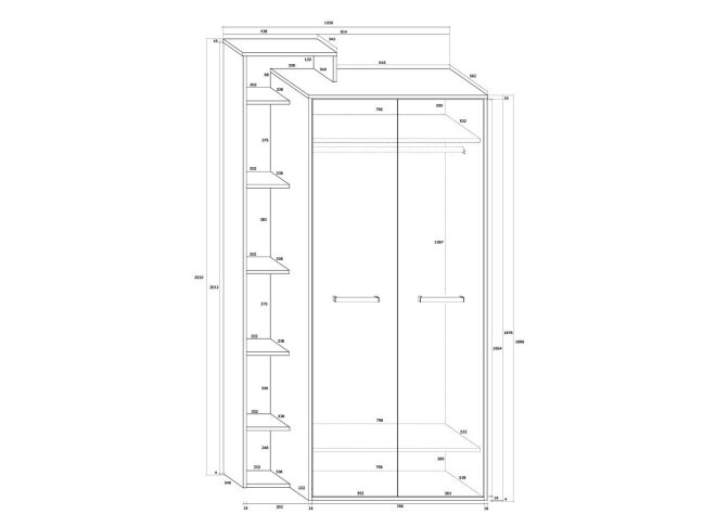 Spinta su lentynomis RIO-22 5 Spinta su lentynomis RIO-22 5