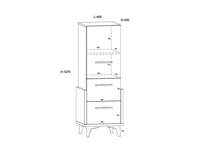 Spintelė HEY-01 6 Spintelė HEY-01 6