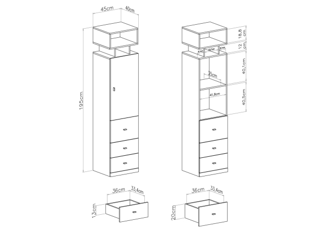 Spintelė MO4 1 Spintelė MO4 1