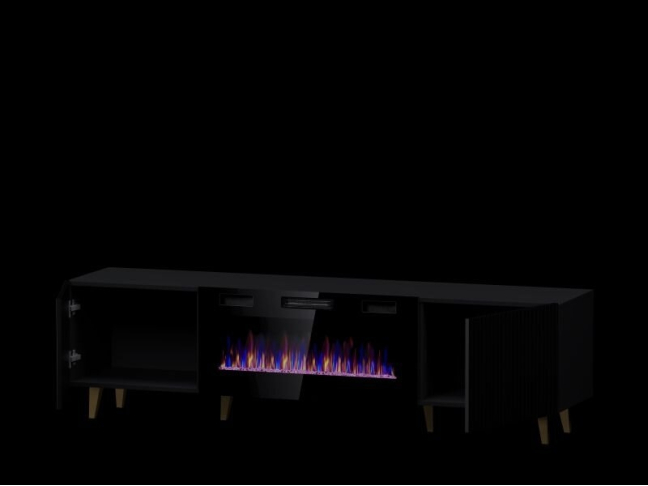 TV staliukas PAFOS RTV 180 su elektriniu židiniu 8 TV staliukas PAFOS RTV 180 su elektriniu židiniu 8